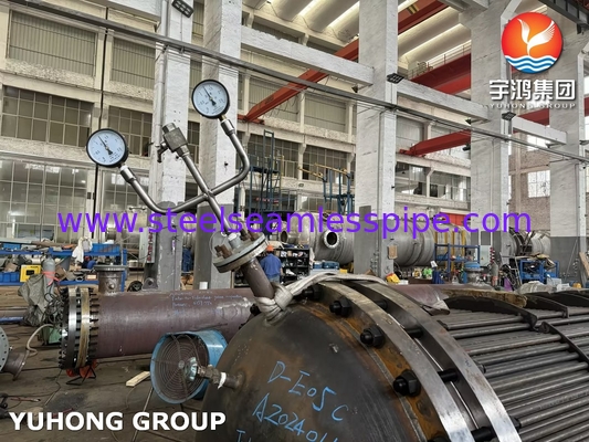 กล่องท่อ ASME U STAMP D-E05C ASME SA179 ท่อไร้รอยเหล็กคาร์บอน