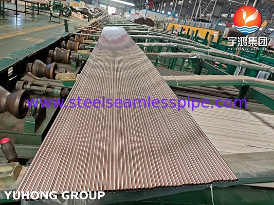 ASTM B111 C70600 ท่อผสมน้ําทะเลอุ่นอ่อน O61 ทองแดง นิเคิล