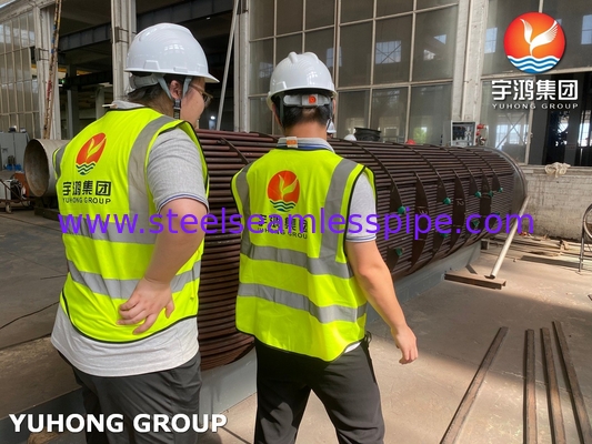กล่องท่อแลกเปลี่ยนความร้อน D-E1 A ASME SA213 T11 U Bend Tube With ASME SA-516 GR.70 (N, FGP) หนังท่อ ASME U STAMP