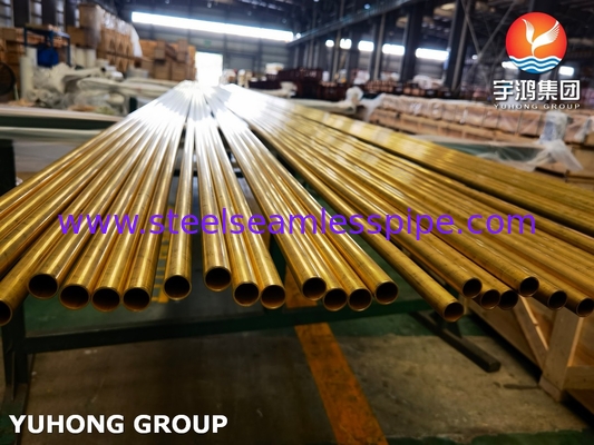 ASTM B111 C68700 ท่อไร้สาย ท่อเหล็กเหล็กเหล็กสําหรับเครื่องแลกเปลี่ยนความร้อน