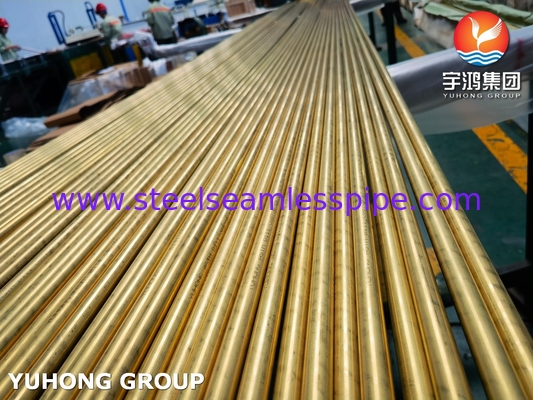 ASTM B111 C68700 ท่อไร้สาย ท่อเหล็กเหล็กเหล็กสําหรับเครื่องแลกเปลี่ยนความร้อน