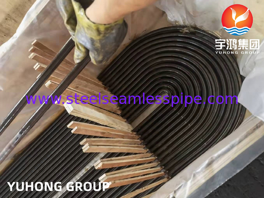 ก๊าบคาร์บอนสแตนเลส U Bend Tube, ASME SA179, Full Killed, Nace MR-0175, สําหรับการใช้งานในเครื่องแลกเปลี่ยนความร้อน