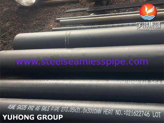 ASTM A335 / ASME SA335 P92 ท่อเหล็กสแตนเลสไร้รอย ท่อหม้อแรงดันสูง