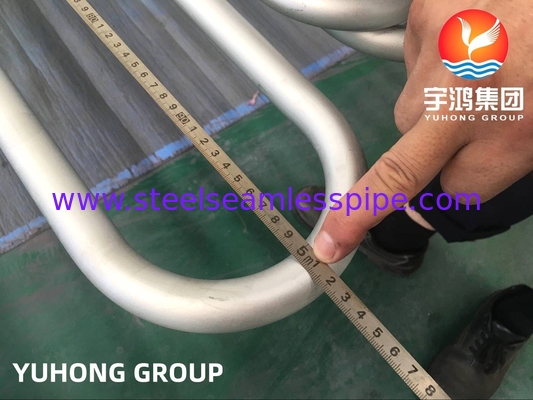 Inconel 625 u ท่อบิด ASTM B444 UNS N06625 สําหรับอุตสาหกรรมอากาศศาสตร์