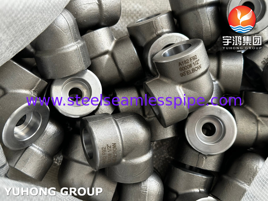 ASTM A182 F92 เหล็กสแตนเลส 90° เอลโค 6000# อุปกรณ์ประกอบท่อปลอมแรงดันสูง