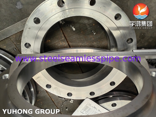 ASTM A105 / A105N สแตนเลสคาร์บอนสลิสบนฟลานจ์ ASME B16.5 ฟลานจ์ SORF ที่โกง
