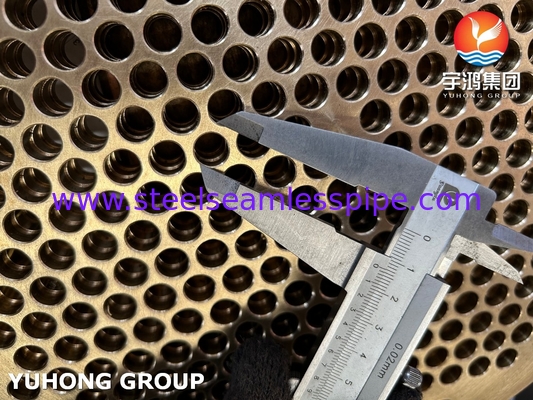 ASTM B171 C46400 กระดาษท่อทองแดงทัพเรือสําหรับเครื่องแลกเปลี่ยนความร้อนและเครื่องปั่น