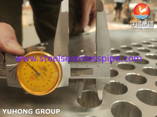 ASME SA240 SS304 ผนังท่อเหล็กไร้ขัดสําหรับเครื่องแลกเปลี่ยนความร้อน