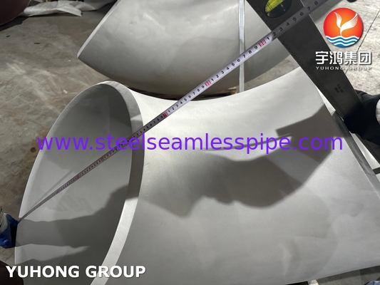 ASTM A403 WP304/304L อุปกรณ์ติดต่อบัตท์เวลด์เหล็กไร้ขัด 24&quot; 90 องศา SR คอก