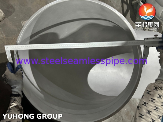 ASTM A403 WP304/304L อุปกรณ์ติดต่อบัตท์เวลด์เหล็กไร้ขัด 24&quot; 90 องศา SR คอก
