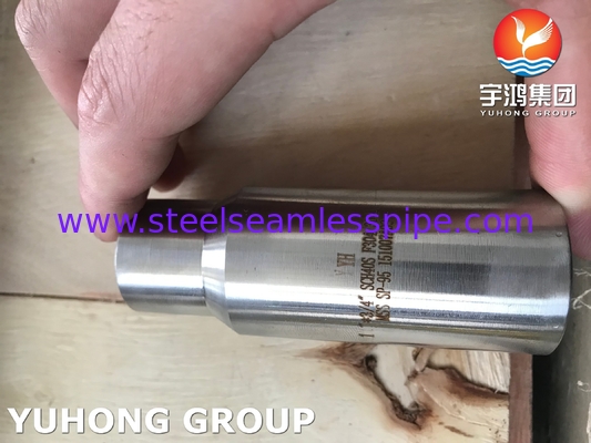 อุปกรณ์ประกอบเหล็กไร้ขัด ASTM A182 F304 Swage Nipple MSS SP-95