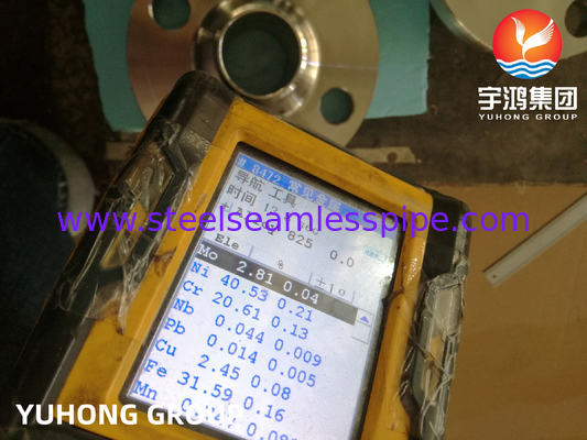 ASTM B564 Incoloy 825 / UNS N08825 แฟลนจ์คอผ่าเหล็กไนเคิล