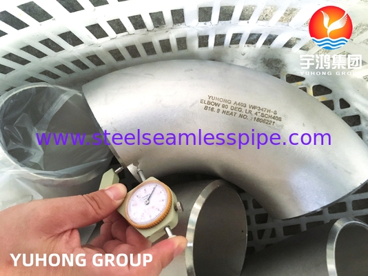 A403 WP347H เครื่องเชื่อมแบบอ้อมเอลโคบีบท์บิต ไม่มีสายต่อสําหรับท่อน้ํามันและก๊าซ