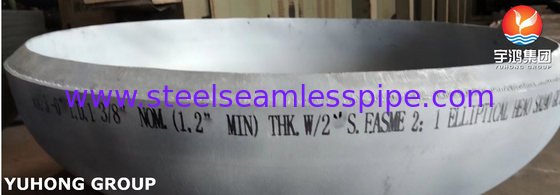 ASTM SA240 SS321 หัวทรงกลมและปลายจานสําหรับภาชนะความดัน