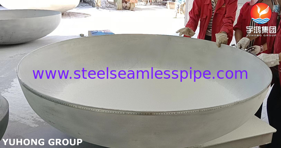 ASTM SA240 SS321 หัวทรงกลมและปลายจานสําหรับภาชนะความดัน