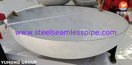 ASTM SA240 SS321 หัวทรงกลมและปลายจานสําหรับภาชนะความดัน