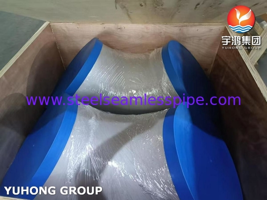 ASTM A403 WP304/304L อุปกรณ์ติดต่อบัตท์เวลด์เหล็กไร้ขัด 24&quot; 90 องศา SR คอก