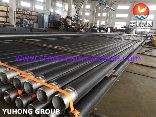 ASTM A312 TP316L สแตนเลส ปีกท่อชนิด Hfw ด้วยปีกแข็งสําหรับ Economizer