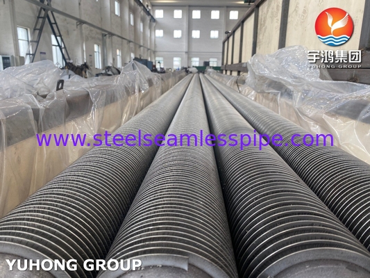 ASTM A312 TP316L สแตนเลส ปีกท่อชนิด Hfw ด้วยปีกแข็งสําหรับ Economizer