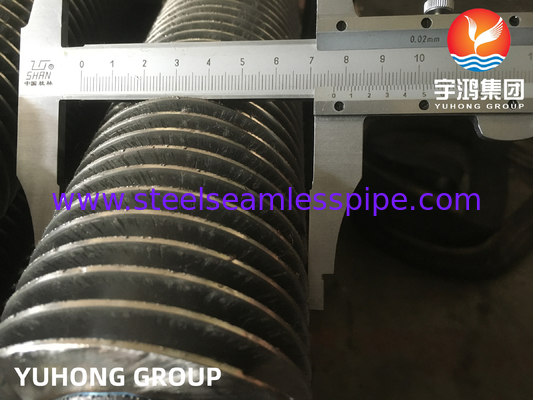 ASTM A312 TP316L สแตนเลส ปีกท่อชนิด Hfw ด้วยปีกแข็งสําหรับ Economizer