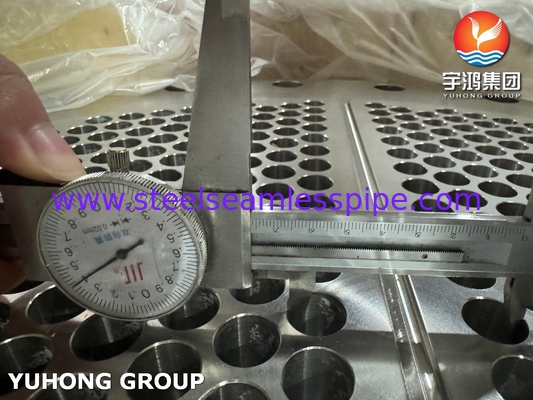 ASTM A182 F304L กระดาษท่อเหล็กดัดเหล็กดัดเหล็กสําหรับการประกอบเครื่องแลกเปลี่ยนความร้อน