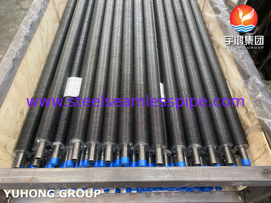 ASTM A210 ASME SA210 GR A1 ก๊าบเหล็กคาร์บอน Fin Tube With Aluminium Fin