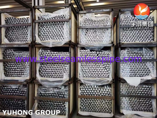 ASTM A210 ASME SA210 GR A1 ก๊าบเหล็กคาร์บอน Fin Tube With Aluminium Fin