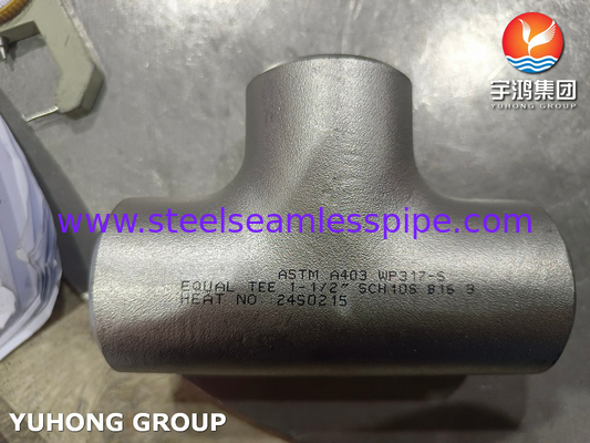 ASTM A403 WP317-S อุปกรณ์ปรับแต่งจากสแตนเลสเพื่อความทนทานต่อการกัดกร่อนและอุณหภูมิสูง