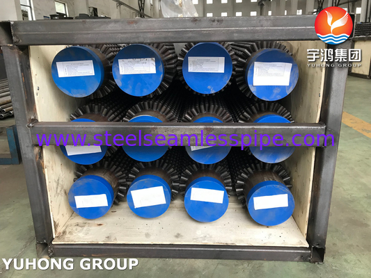 ASTM A213 T9 ALLOY STEEL STUDED FIN PIPE, 13CR STUD สําหรับเตาอบ