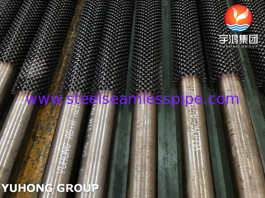 ASTM A213 T9 ALLOY STEEL STUDED FIN PIPE, 13CR STUD สําหรับเตาอบ