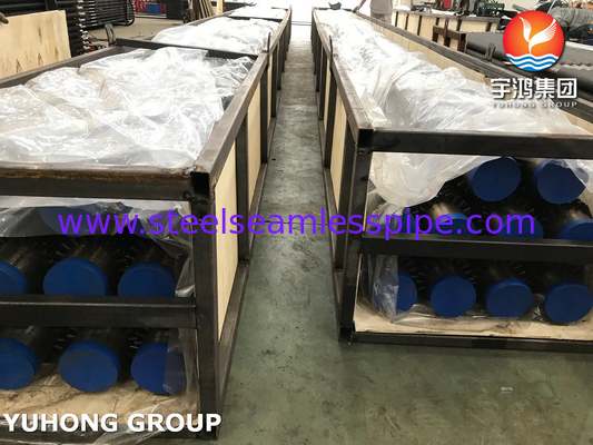 ASTM A213 T9 หลอดปีกปัดจากเหล็กสแตนเลส 13Cr Stud สําหรับโรงแปรรูปน้ํามันปาล์ม
