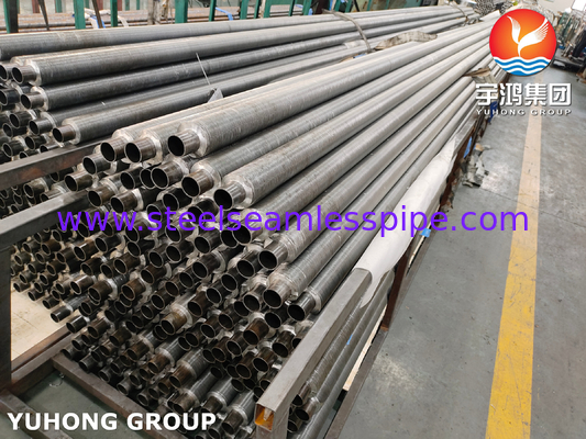 ASTM A210 ASME SA210 GR A1 ก๊าบเหล็กคาร์บอน Fin Tube With Aluminium Fin