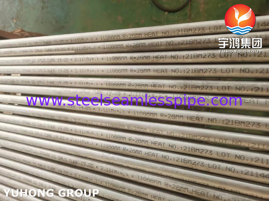 ท่อไร้สายเฟอริต ASME/ASTM A213 T444 สําหรับเครื่องปั่นและเครื่องแลกเปลี่ยนความร้อน