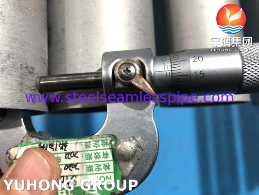 ASTM A789 UNS S32205 หลอดเหล็กแบบสองแบบไร้รอยสําหรับอุตสาหกรรมเคมี