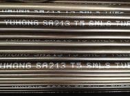 ASTM A213 / ASME SA213 T5 ท่อเหล็กไม่มีตะเข็บ 1 &amp;quot;12 BWG 20FT, หม้อไอน้ำและตัวแลกเปลี่ยนความร้อน