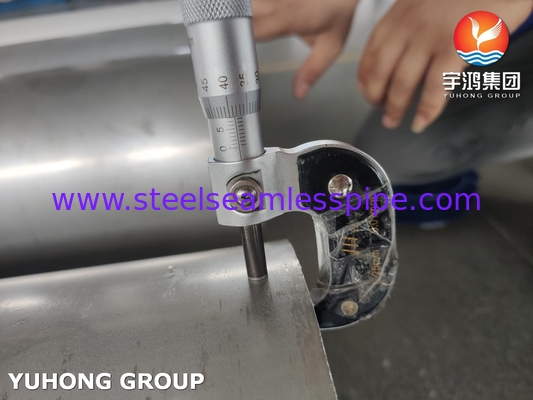 ASTM A928 UNS S32750 CL1 ท่อสแตนเลส Super Duplex EFW ท่อผสม