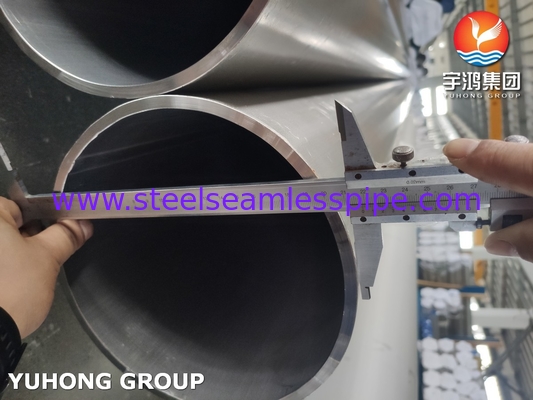 ASTM A928 UNS S32750 CL1 ท่อสแตนเลส Super Duplex EFW ท่อผสม