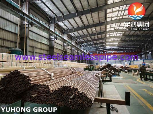 ท่อเหล็กเหล็กเหล็ก ASTM B111 C70400 ทองแดง นิเคิล 95/5 ท่อไร้รอย