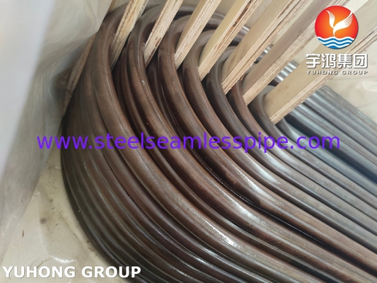 ASTM A179/ASME SA179 กล่องเหล็กก๊าบอนไร้สาย U Bend Tube Tube Heat Exchanger Tube