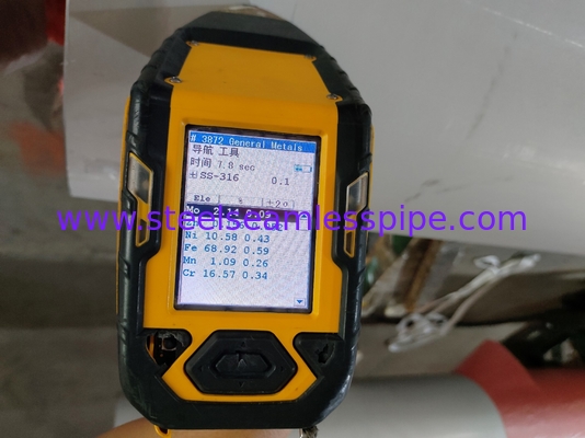 TP316L ท่อ DSAW EN 1.4404 สําหรับโรงงานบําบัดน้ําเสีย มาตรฐาน ASTM A358