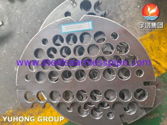 ASME SA516 Gr 70 แผ่นบอฟเฟิลสแตนเลสคาร์บอนสําหรับเครื่องแลกเปลี่ยนความร้อน