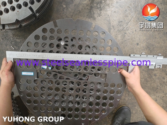 ASME SA516 Gr 70 แผ่นบอฟเฟิลสแตนเลสคาร์บอนสําหรับเครื่องแลกเปลี่ยนความร้อน
