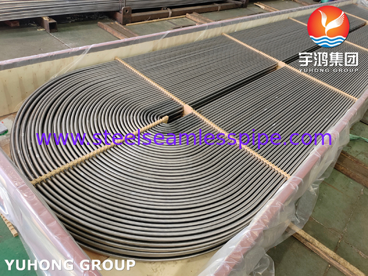 ASME SA179 U Bend Seamless Cold Drawn Carbon Steel Tube สําหรับเครื่องแลกเปลี่ยนความร้อนแบบท่อ