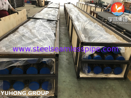 ASTM A213 T9 สแตนเลส ท่อขีดขีด 13Cr Stud Radiant Coil