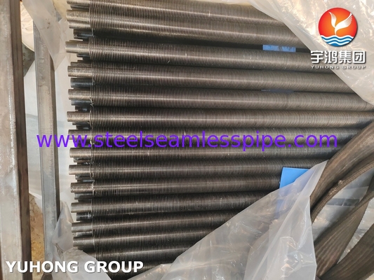 ASTM A179 ท่อไร้รอยเหล็กคาร์บอน อลูมิเนียม ปีก G ประเภทปีกท่อสําหรับระบบ HRSG