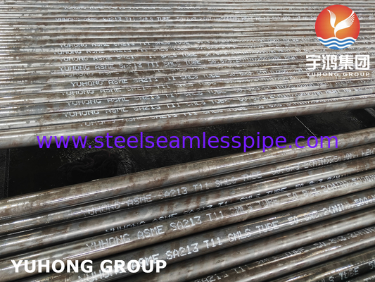 SA213 T11 ท่อเหล็กสแตนเลสเฟอริติกไร้สาย สําหรับเครื่องปั่นโรงไฟฟ้า