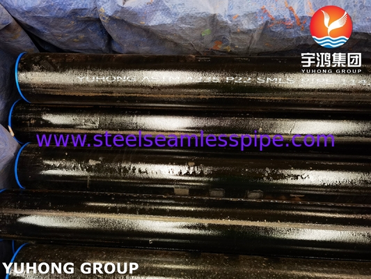ASTM A335 P22 ทาสีดํา สายเหล็กสแตนเลส 2.25Cr-1Mo
