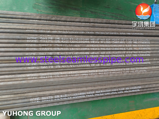 ASME SA179 KCS ท่อไร้รอยเหล็กคาร์บอนสําหรับเครื่องแลกเปลี่ยนความร้อน HIC SSC ทดสอบ
