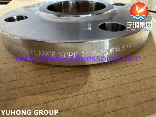 ASTM B564 UNS N10276 นิเคิลสลอยสลิปบนฟลันจ์ / Hastelloy C276 SORF Flange