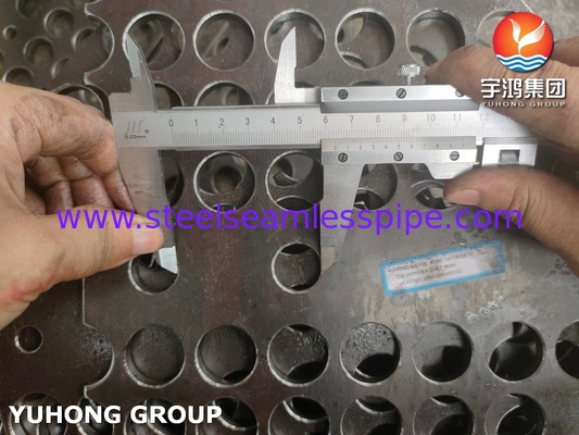 แผ่นกั้นเหล็กกล้าคาร์บอน ASME SA516 Grade70N สำหรับเครื่องแลกเปลี่ยนความร้อนแบบเชลล์และท่อ